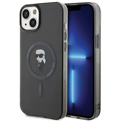 Karl Lagerfeld IML IKONIK OVITEK ZA MAGSAFE ZA IPHONE 15 PLUS ČRN, (21899109) Cene