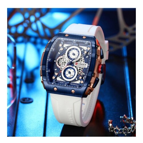 Curren 8442 white sat Slike