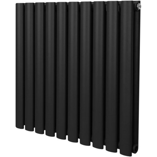 Monster ovalni stebričasti radiator – 600 mm x 600 mm – črn, (21569926) Cene