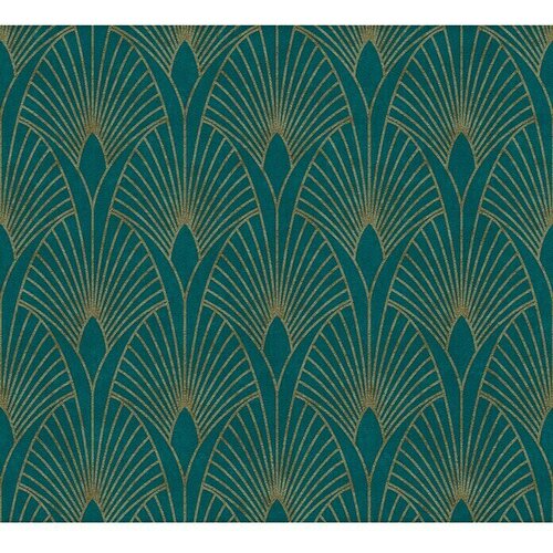 AS Creation New Walls Flis tapeta (Zelena-zlatna, Grafika, 10,05 x 0,53 m) Slike