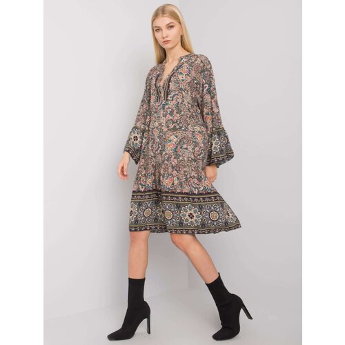 Och Bella Dress-TW-SK-BI-5S0118B.25-khaki Cene