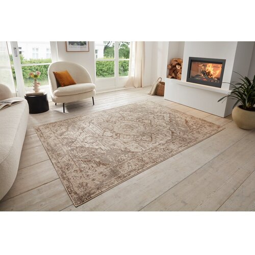 Hanse Home Bež/kremno bela preproga 240x340 cm Terrain Designer Sand &amp;ndash; Slike