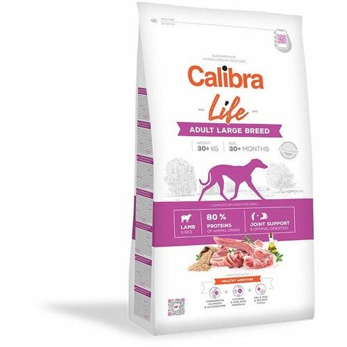 CALIBRA Dog Life Adult Large Breed Jagnjetina, hrana za pse 12kg Slike
