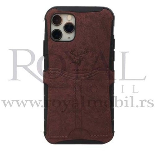  futrola deer sa džepom za iphone 11 pro (5.8) tamno braon Slike