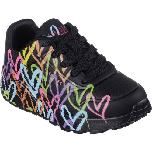 Skechers Superge Uno Lite-Spread The Love 314064L/BKMT Črna Cene