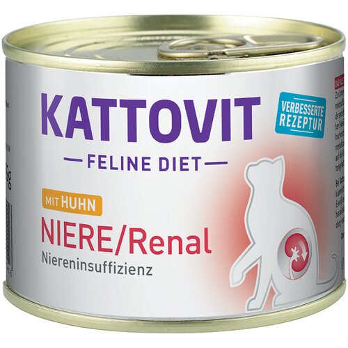 Kattovit Niere/Renal (ledvična odpoved) - 24 x 185 g Piščanec Cene