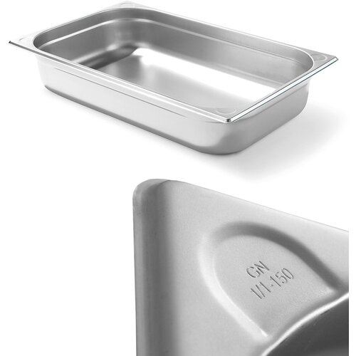 Hendi jeklena posoda kitchen line gn 1/1, vi&amp;scaron;ina 150 mm - 806142, (21384158) Slike