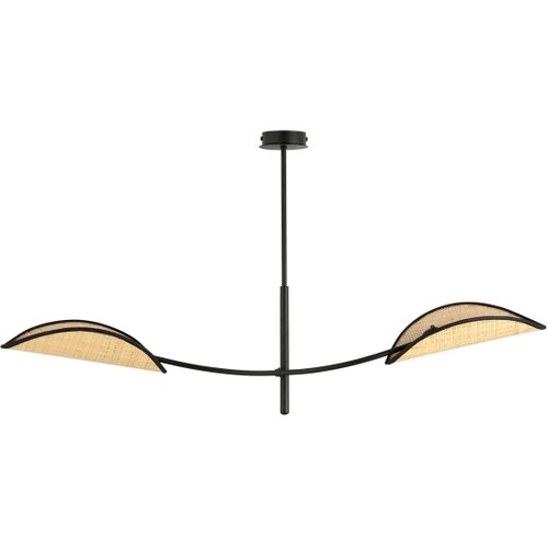  Luster na &amp;scaron;ipci LOTUS 2xE14/10W/230V crna/bež Slike