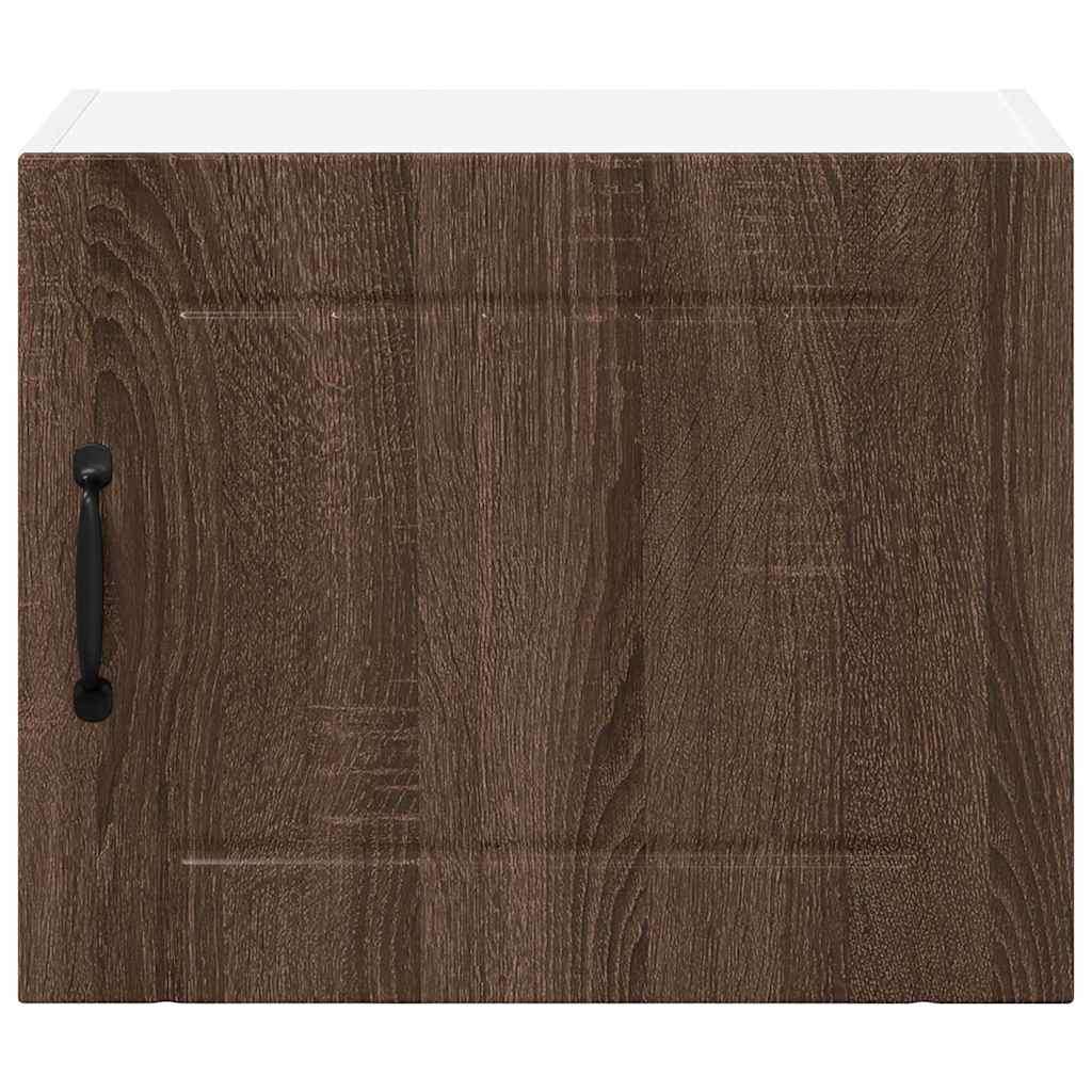  Zidni kuhinjski ormarić 2 pcs Smeđi hrast 50 x 31 x 40 cm Slike