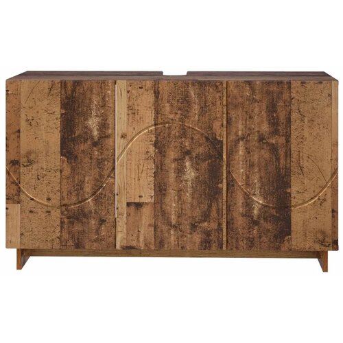  Kupaonski ormarić Staro drvo 101 x 41 x 58 cm konstruirano drvo - Staro drvo Slike