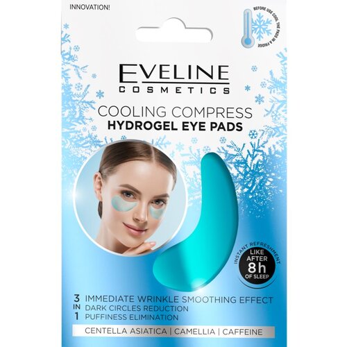 Eveline Cosmetics Hydra Expert hidrogel maska za predel okoli oči s hladilnim učinkom 2 kos Cene