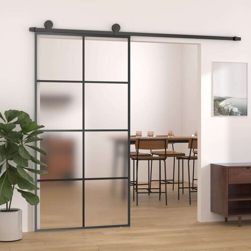  Klizna vrata s priborom 102 5x205 cm od stakla ESG i aluminija Cijene