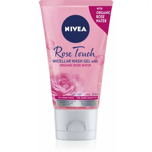 Nivea MicellAIR® rose water micelarni gel za čišćenje svih tipova kože 150 ml za žene