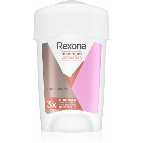 Rexona Maximum Protection Confidence kremasti antiperspirant proti prekomernemu potenju 45 ml