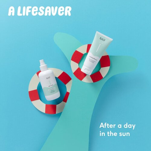 Naif Baby &amp;amp; Kids Cooling Aftersun sprej poslije sunčanja za bebe i djecu bez mirisa 175 ml Slike