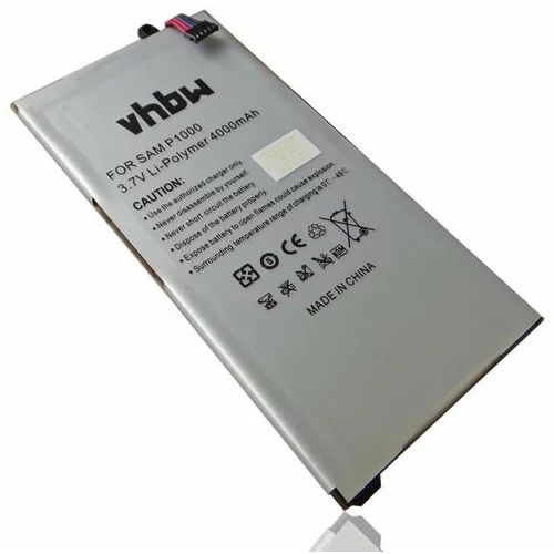 VHBW Baterija za Samsung Galaxy Tab GT-P1000 / GT-P1010, 4000 mAh