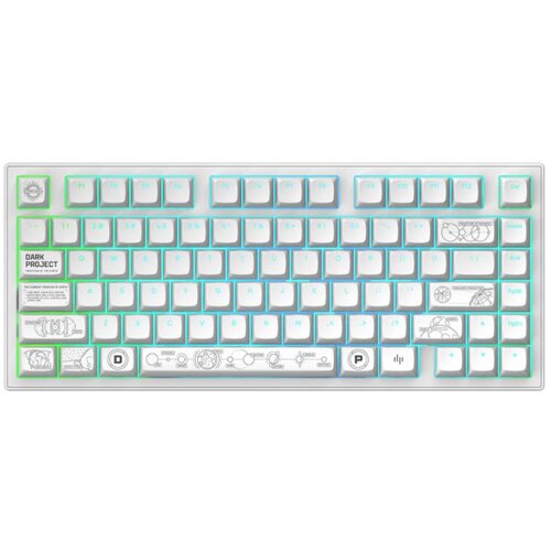 Dark Project Tastatura ALU Terra Nova R2 White - Wireless Gaming Keyboard (ANSI) Cene