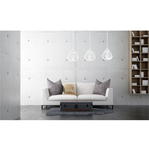  Luster na sajli CEED 3xE27/60W/230V bela Slike