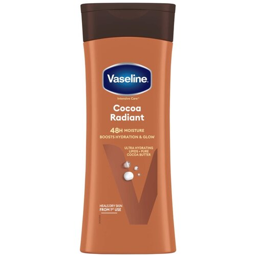 Vaseline Intensive Care Cocoa Radiant vlažilen losjon za telo za suho kožo 400 ml za ženske Cene