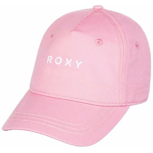 Roxy Otroška bombažna bejzbolska kapa DEARELIEVER T roza barva