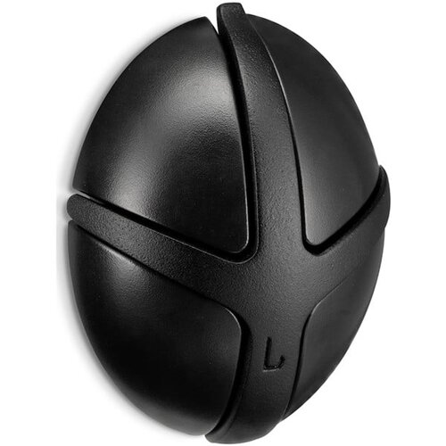 Spinder Design Črn stenski obe&amp;scaron;alnik Tick &amp;ndash; Slike