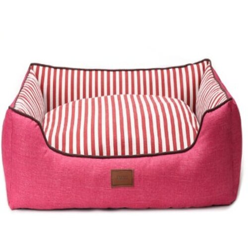  petJungle krevet za pse sa prugama Roze L 75x60x18 cm Cene