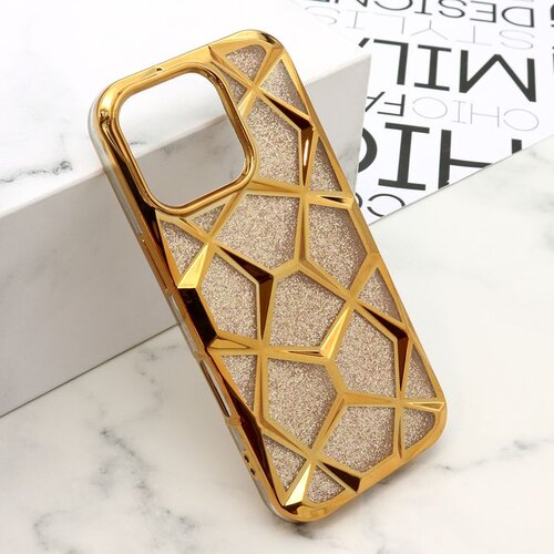  maska luxory za iphone 16 pro/ zlatna Slike