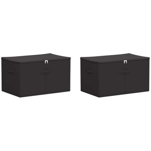  Kutija za spremanje 2 pcs Antracit 60 x 43 x 35 cm - Antracit 2 60 x 43 x 35 cm Cijene