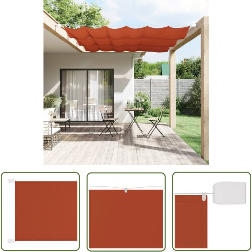  The Living Store Vertikalna markiza terakota 100x270 cm tkanina oxford - Vertikalna Markiza, (21742688) Cene