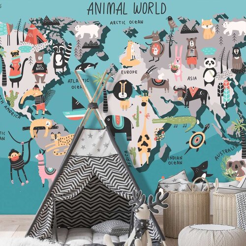  Tapeta - Animal Map 450x315 Slike