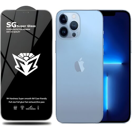 IZMAEL.eu Zaščitno steklo SG Super za Apple iPhone 13 Pro Max/iPhone 14 Plus - Črna Cene