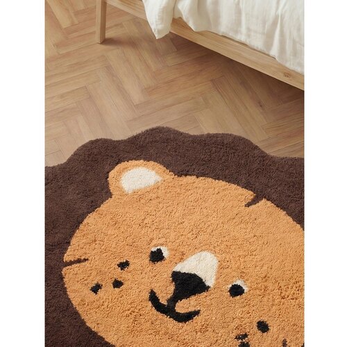 Hanse Home Oranžna/rjava pralna/ročno tkana bombažna otro&amp;scaron;ka preproga 112x120 cm Snuggle Lea &amp;ndash; Slike