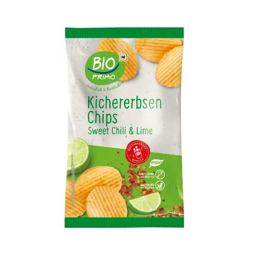 BIO PRIMO Organski čips od slanutka, slatkog čilija i limete Slike