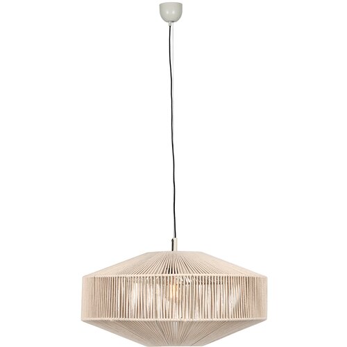 Trio Leuchten Japandi hanglamp bruin touw 61cm - Svea Slike