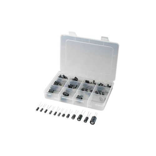 TRU COMPONENTS 442881 Komplet elektrolitskih kondenzatora radijalno ožičen 20 % 142 Dijelovi Slike