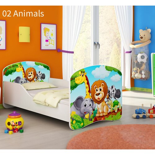  Dječji krevet ACMA s motivom 180x80 cm 02 Animals Cene