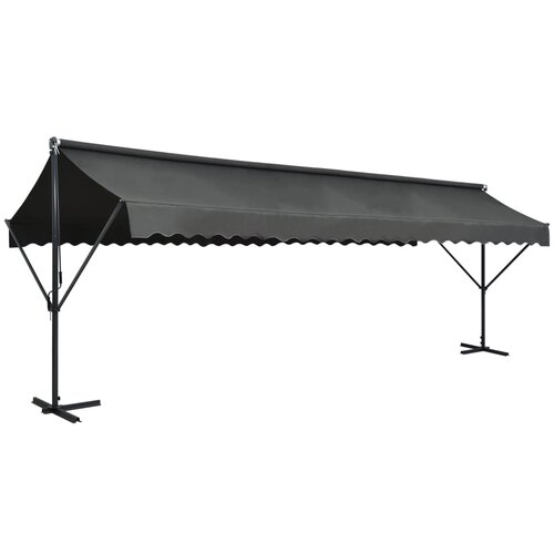  Tenda Samostojeća tenda 600 x 300 cm antracit Cijene