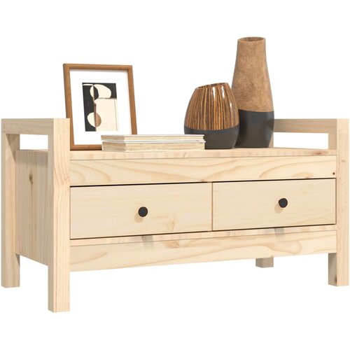  Klupa za hodnik 80x40x43 cm od masivne borovine Slike