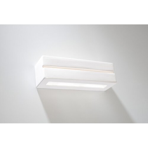 Sollux SL.0231 - zidno svetlo vega line 1xE27/60W/230V bela Slike