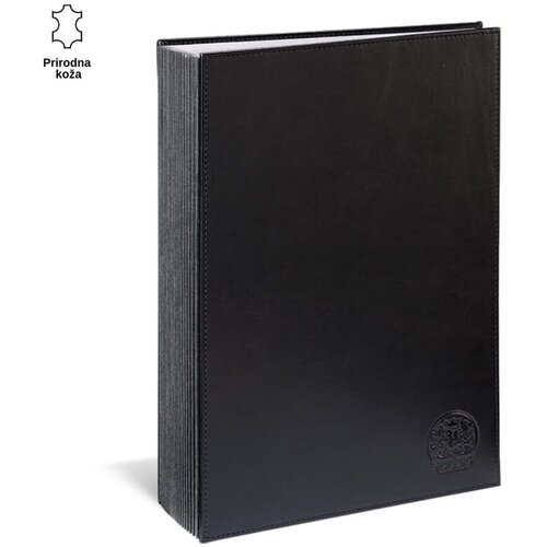 PRINC LEATHER Potpisna mapa, Crna Cene