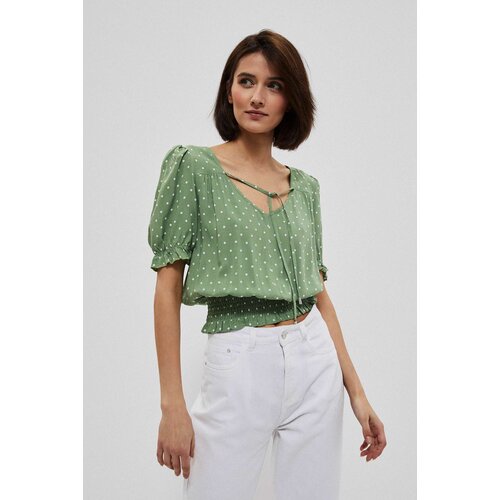 Moodo Women’s blouse Polka dot printed Cene