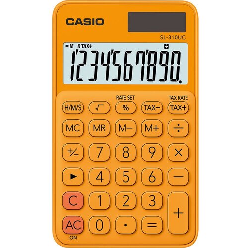 Casio Kalkulator SL-310 UC-RG narančasti KARTON PAK. bls Slike