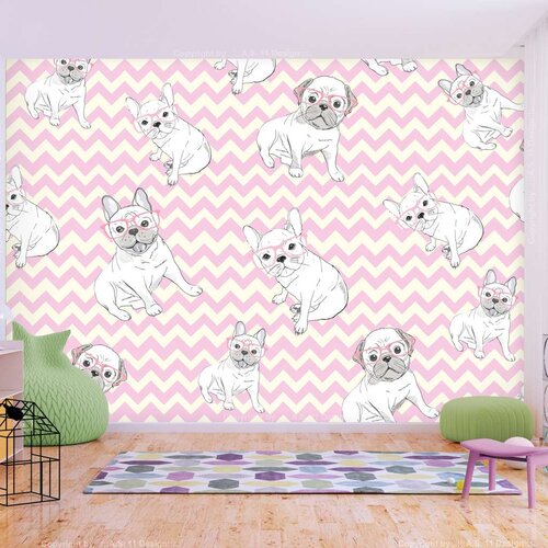  Tapeta - Sweet Puppies 100x70 Slike
