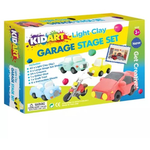 KidArt set za oblikovanje plastelina - garaža Cene