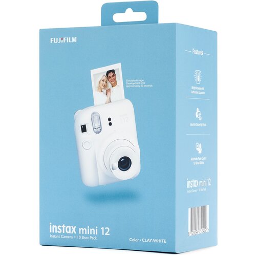 instax by FUJIFILM mini 12 Clay White instant fotoaparat + 10 listov filma, (21819990) Cene