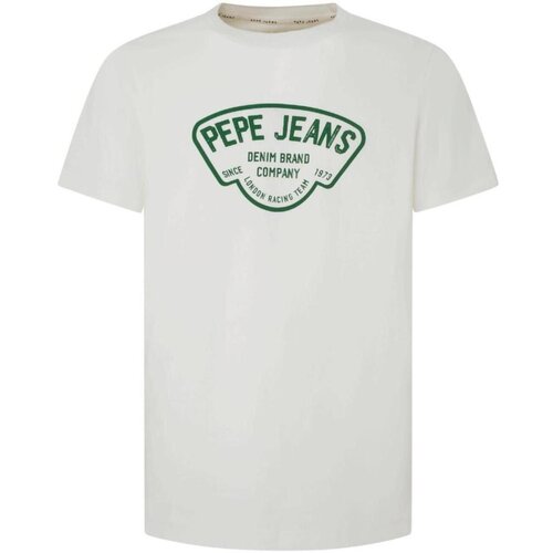 PepeJeans Majice s kratkimi rokavi - Bela Cene