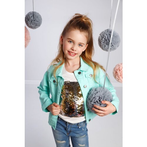 Fasardi Children&amp;#039;s mint jacket Slike