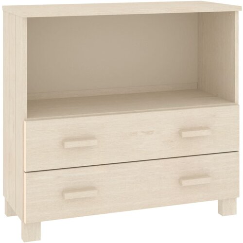 Maison Chic Komoda - Predalnik HAMAR medeno rjava 85x35x80 cm trdna borovina, (21719393) Slike