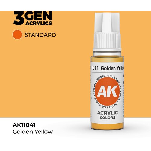 AK Interactive Golden Yellow 17ml - 3rd Gen Akrilna Boja AK11041 Cene