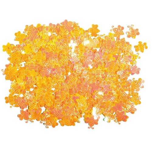 Kraft Crafty ruby, kraft konfete, pčelice, 15 x 17mm, 14g ( 137055 ) Slike
